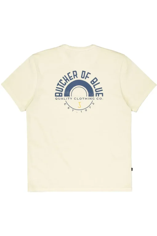 Butcher of Blue Designer|T-shirts & Polo's^Heren t-shirt kortemouw bruin
