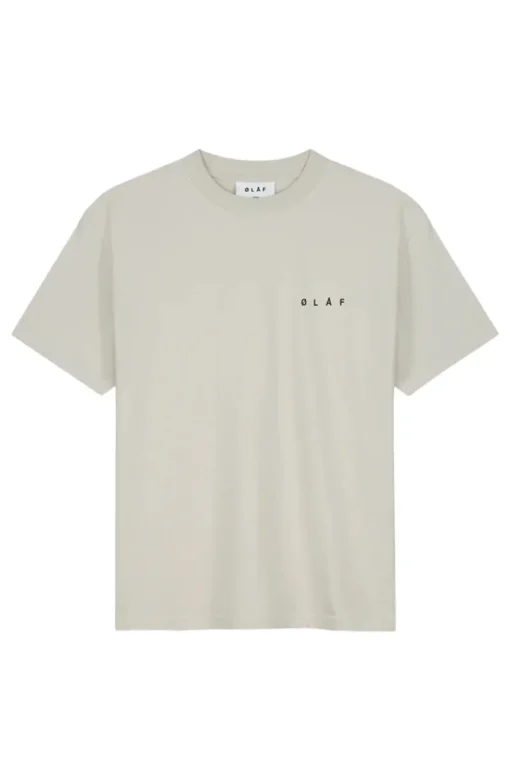 Olaf Hussein Designer|T-shirts & Polo's^Heren t-shirt kortemouw bruin