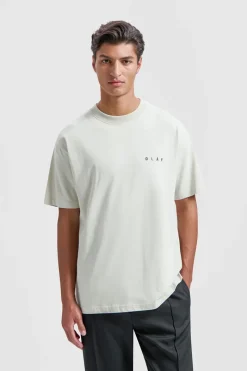 Olaf Hussein Designer|T-shirts & Polo's^Heren t-shirt kortemouw bruin