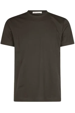 Stefan Brandt Luxury|T-shirts & Polo's^Heren t-shirt kortemouw bruin