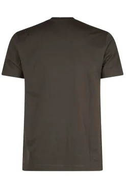 Stefan Brandt Luxury|T-shirts & Polo's^Heren t-shirt kortemouw bruin