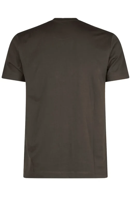 Stefan Brandt Luxury|T-shirts & Polo's^Heren t-shirt kortemouw bruin