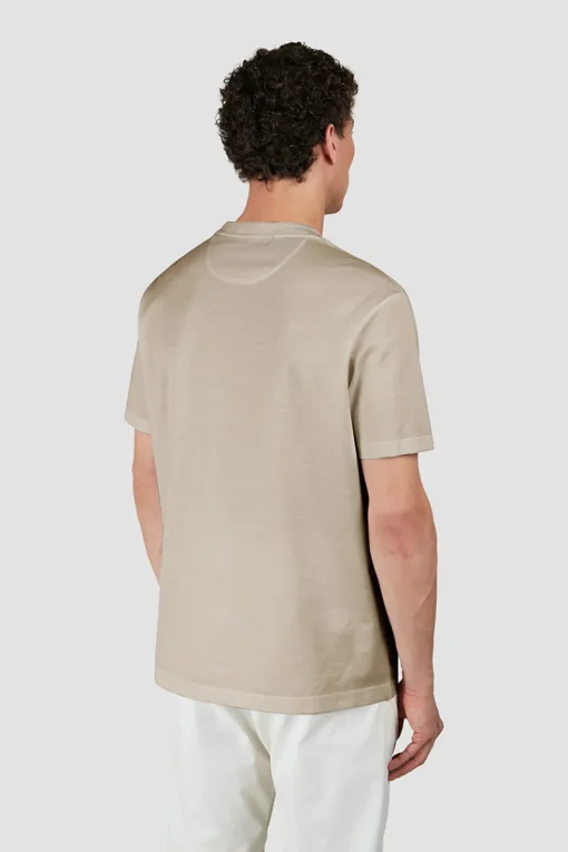 Paul & Shark Luxury|T-shirts & Polo's^Heren t-shirt kortemouw bruin