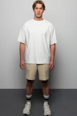 Benk Fashion Jeans & Casuals|T-shirts & Polo's^Heren t-shirt kortemouw ecru
