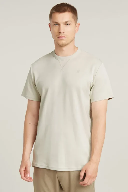 G-Star Jeans & Casuals|T-shirts & Polo's^Heren t-shirt kortemouw ecru