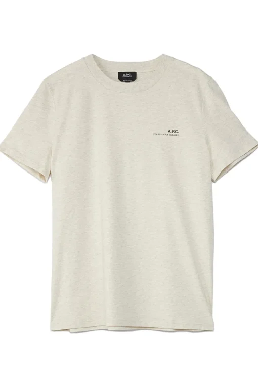 A.P.C. Designer|T-shirts & Polo's^Heren t-shirt kortemouw ecru