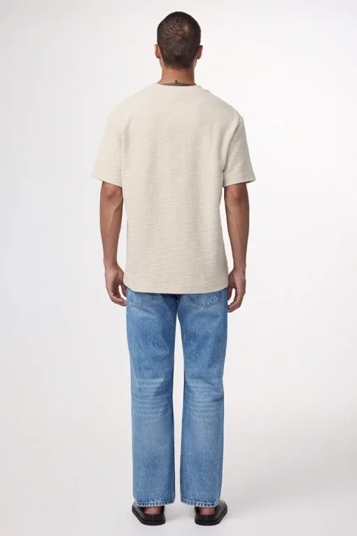 NN07 Designer|T-shirts & Polo's^Heren t-shirt kortemouw ecru
