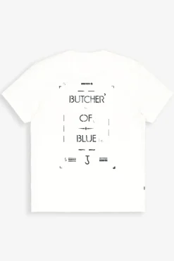 Butcher of Blue Designer|T-shirts & Polo's^Heren t-shirt kortemouw ecru