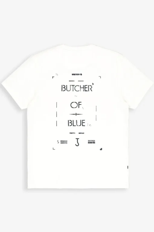 Butcher of Blue Designer|T-shirts & Polo's^Heren t-shirt kortemouw ecru