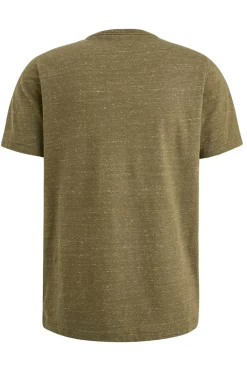 PME Legend Jeans & Casuals|T-shirts & Polo's^Heren t-shirt kortemouw groen