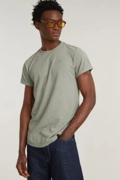 G-Star Jeans & Casuals|T-shirts & Polo's^Heren t-shirt kortemouw grijs