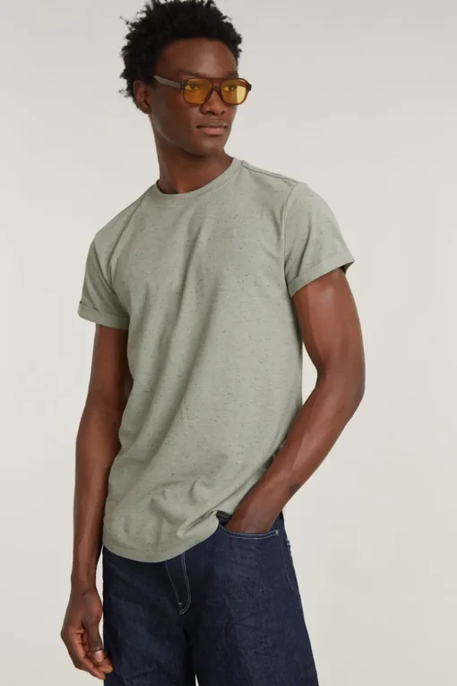 G-Star Jeans & Casuals|T-shirts & Polo's^Heren t-shirt kortemouw grijs