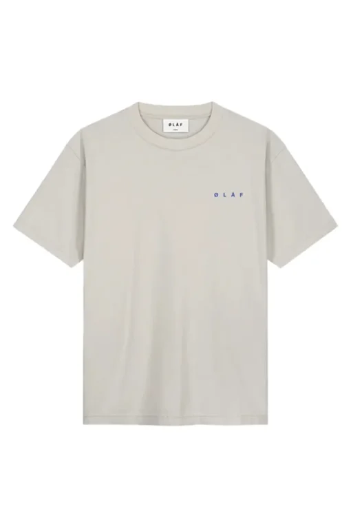 Olaf Hussein Designer|T-shirts & Polo's^Heren t-shirt kortemouw grijs