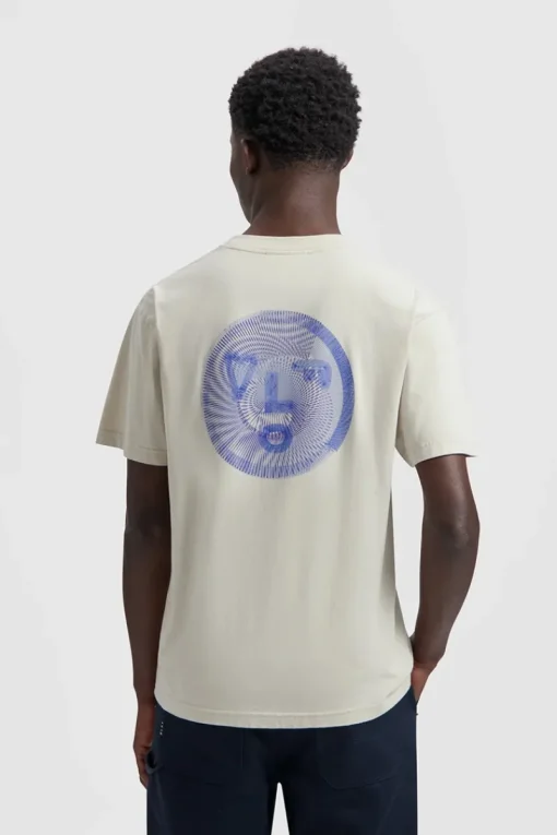 Olaf Hussein Designer|T-shirts & Polo's^Heren t-shirt kortemouw grijs