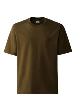 C.P. Company Designer|T-shirts & Polo's^Heren t-shirt kortemouw groen