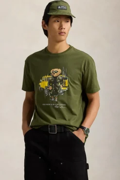 Polo Ralph Lauren Designer|T-shirts & Polo's^Heren t-shirt kortemouw groen