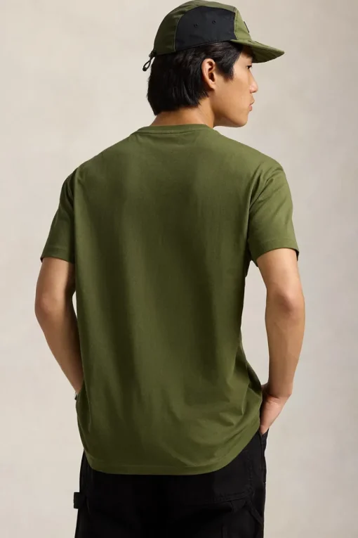 Polo Ralph Lauren Designer|T-shirts & Polo's^Heren t-shirt kortemouw groen
