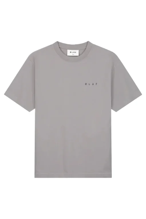 Olaf Hussein Designer|T-shirts & Polo's^Heren t-shirt kortemouw grijs