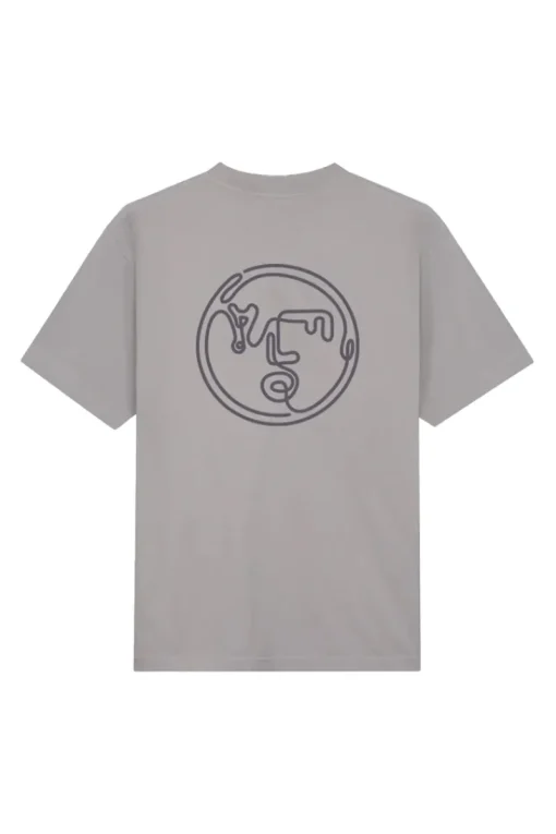 Olaf Hussein Designer|T-shirts & Polo's^Heren t-shirt kortemouw grijs