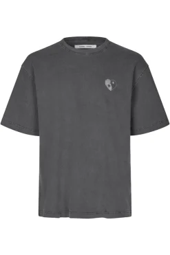 Samsøe Samsøe Designer|T-shirts & Polo's^Heren t-shirt kortemouw grijs
