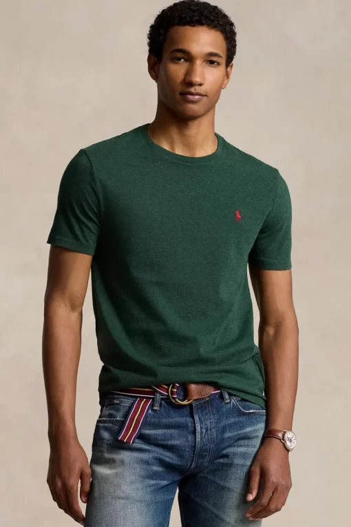 Polo Ralph Lauren Designer|T-shirts & Polo's^Heren t-shirt kortemouw groen