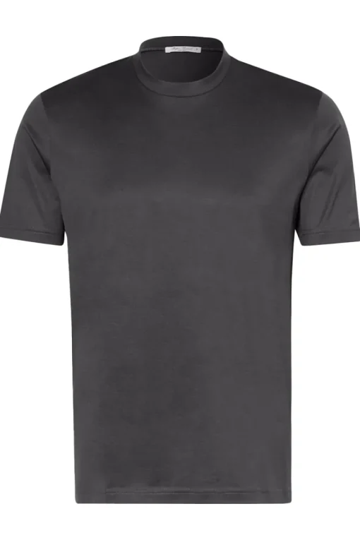 Stefan Brandt Luxury|T-shirts & Polo's^Heren t-shirt kortemouw grijs