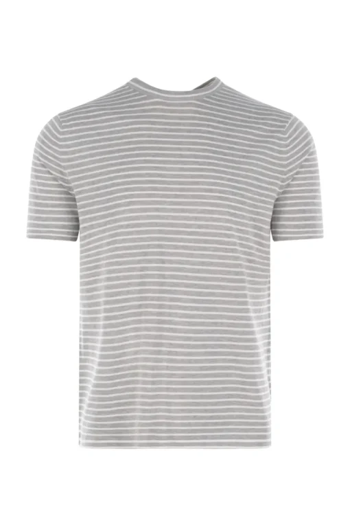Aspesi Outlet^Heren t-shirt kortemouw grijs