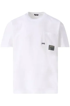 Denham Jeans & Casuals|T-shirts & Polo's^Heren t-shirt kortemouw wit