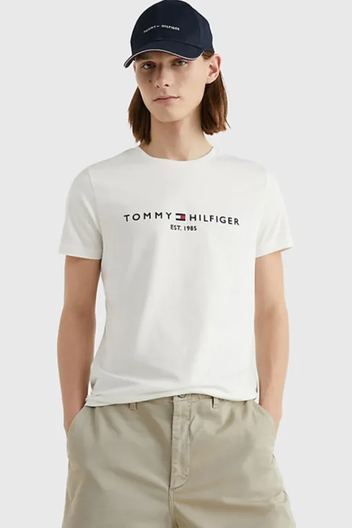 Tommy Hilfiger Jeans & Casuals|T-shirts & Polo's^Heren t-shirt kortemouw wit