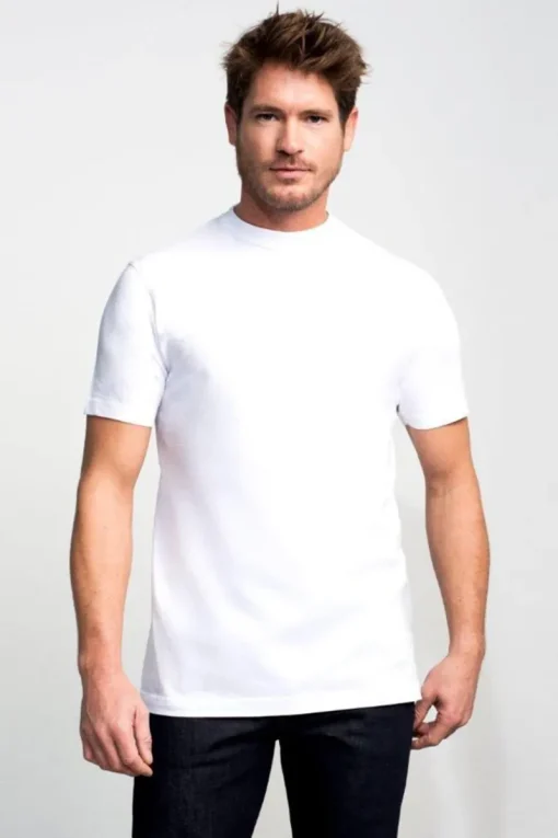 Slater Jeans & Casuals|T-shirts & Polo's^Heren t-shirt kortemouw wit