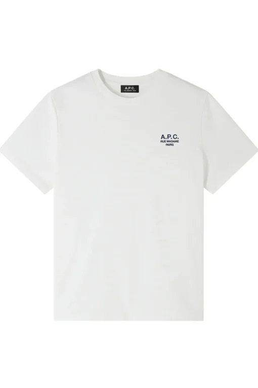 A.P.C. Designer|T-shirts & Polo's^Heren t-shirt kortemouw wit