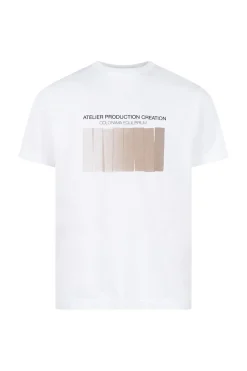 A.P.C. Designer|T-shirts & Polo's^Heren t-shirt kortemouw wit