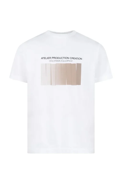 A.P.C. Designer|T-shirts & Polo's^Heren t-shirt kortemouw wit