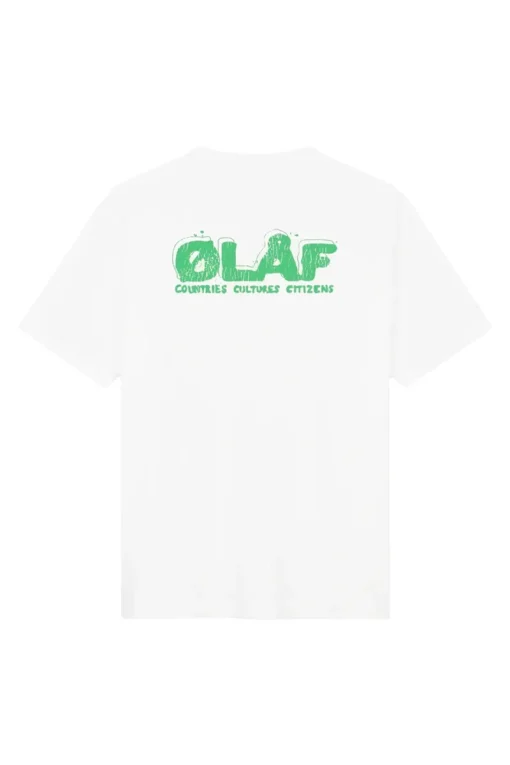 Olaf Hussein Designer|T-shirts & Polo's^Heren t-shirt kortemouw wit