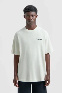 Olaf Hussein Designer|T-shirts & Polo's^Heren t-shirt kortemouw wit