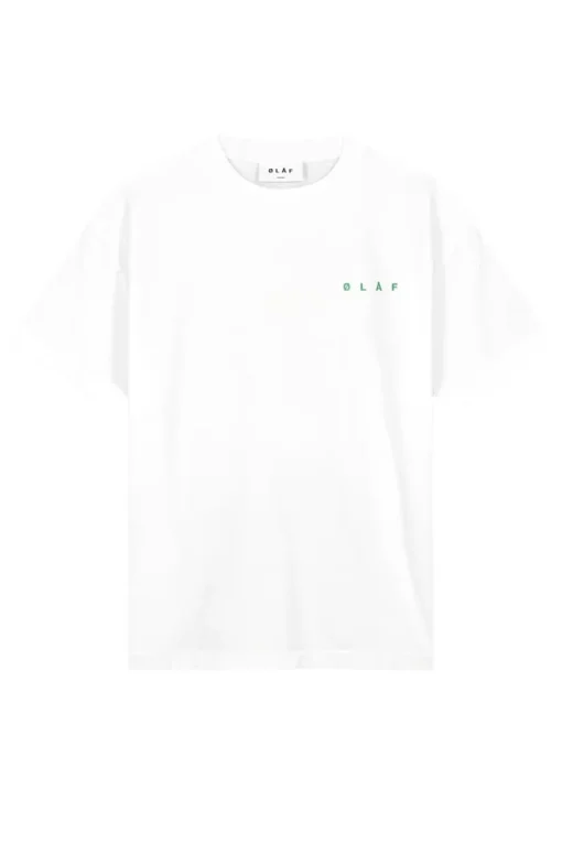 Olaf Hussein Designer|T-shirts & Polo's^Heren t-shirt kortemouw wit