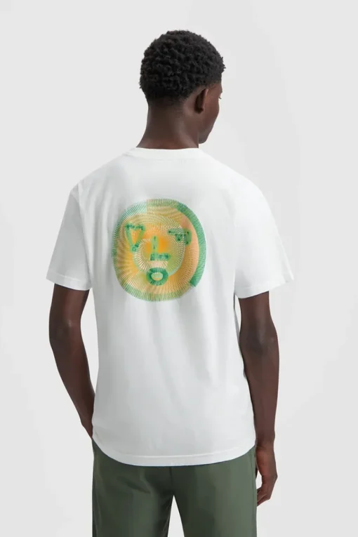 Olaf Hussein Designer|T-shirts & Polo's^Heren t-shirt kortemouw wit