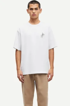 Samsøe Samsøe Designer|T-shirts & Polo's^Heren t-shirt kortemouw wit