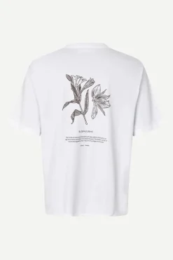 Samsøe Samsøe Designer|T-shirts & Polo's^Heren t-shirt kortemouw wit