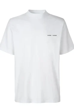Samsøe Samsøe Designer|T-shirts & Polo's^Heren t-shirt kortemouw wit