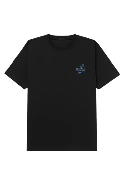 Denham Jeans & Casuals|T-shirts & Polo's^Heren t-shirt kortemouw zwart