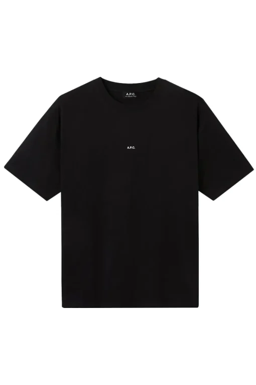 A.P.C. Outlet^Heren t-shirt kortemouw zwart