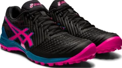Asics Schoenen^Hockeyschoen veld dames zwart