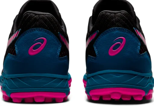 Asics Schoenen^Hockeyschoen veld dames zwart