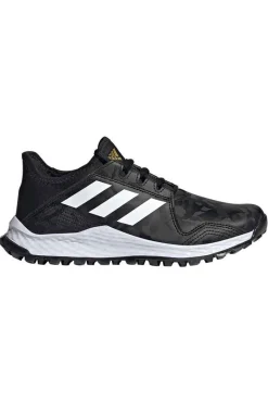 Adidas Hockey Accessoires^Hockeyschoen veld jongens zwart