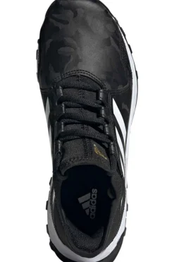 Adidas Hockey Accessoires^Hockeyschoen veld jongens zwart