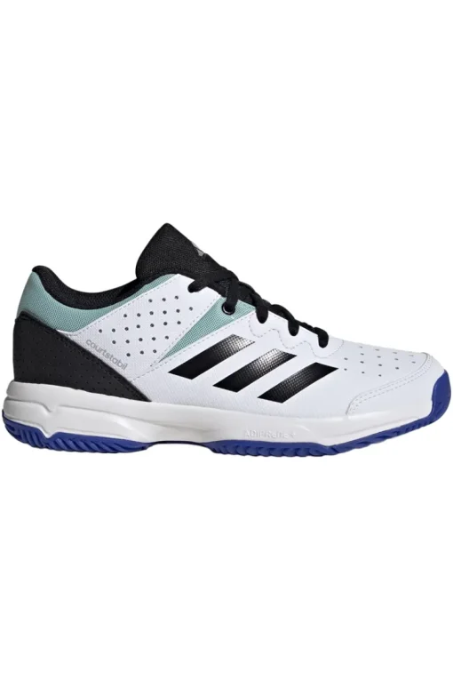Adidas Accessoires^Hockeyschoen zaal jongens wit