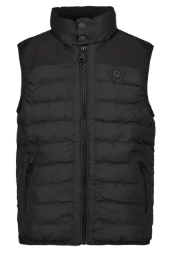 Airforce Jassen^Jongens bodywarmer zwart