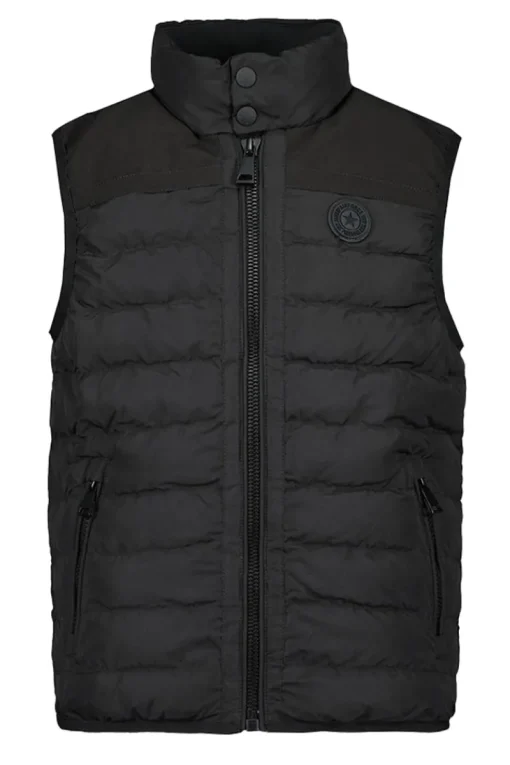Airforce Jassen^Jongens bodywarmer zwart