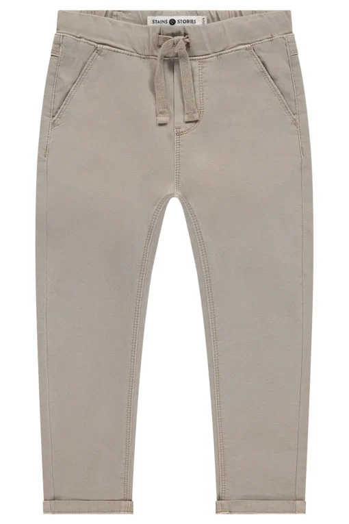 Stains and Stories Broeken^Jongens broek bruin